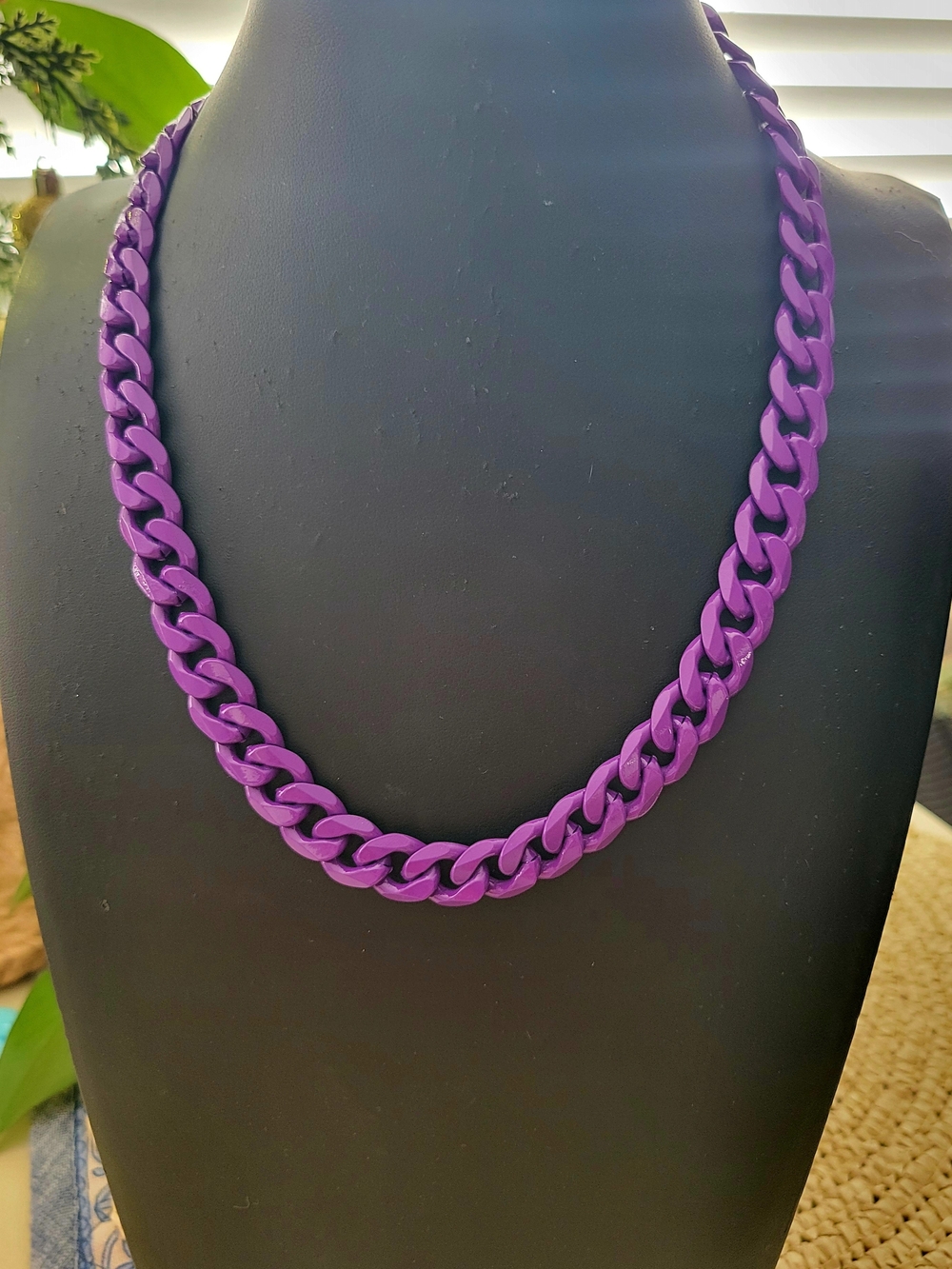 Paparazzi Purple Chain Link Necklace